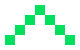 flèche du haut en pixel